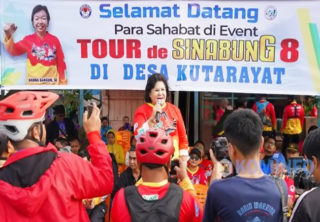 Bupati Karo Lepas Peserta Tour de Sinabung Ke -8