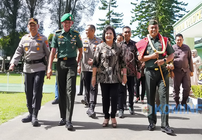 Bupati Karo Hadiri Pisah Sambut Dandim 0205/TK