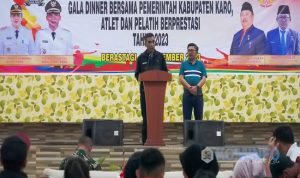 Wakil Bupati Karo Gelar Gala Dinner Bersama Atlet dan Pelatih serta Pengurus Cabang Olahraga Berprestasi 2023