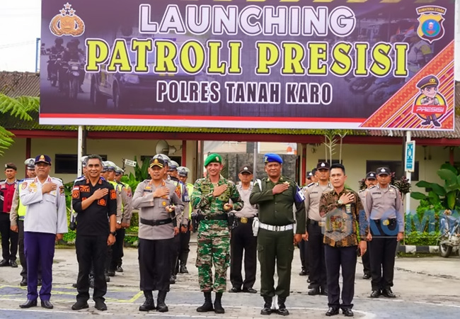 Wakil Bupati Karo Hadiri Apel Launching Patroli Presisi Polres