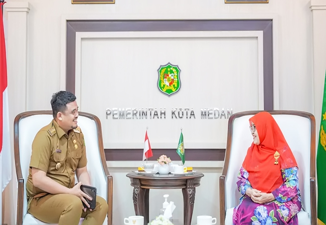 Bobby Nasution Harapkan PW Muslimat NU Dukung Pemilu Damai 2024