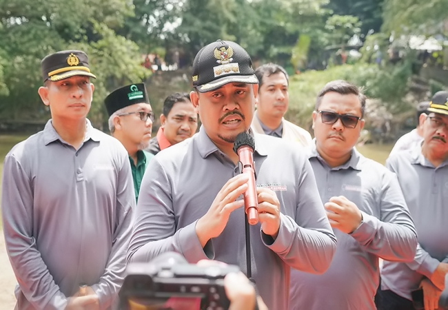 Kembalikan Fungsi Sungai, Bobby Nasution Normalisasi Sungai Deli