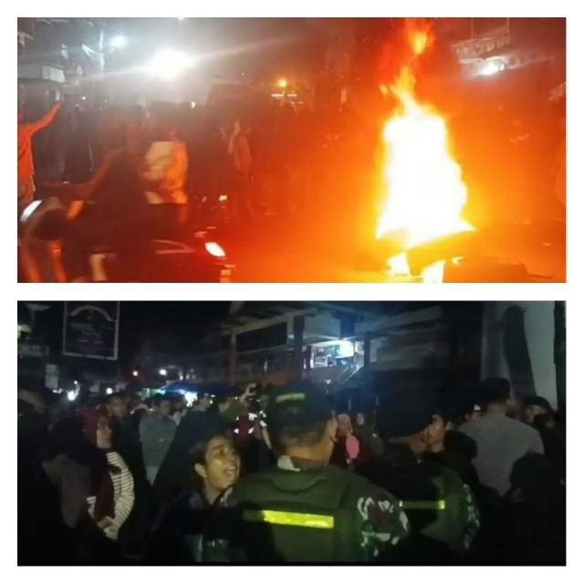 Ricuh! Para PKl Bakar Ban Buat Perlawanan Penggusuran, Kasatpol PP: 'Sudah Sesuai SOP