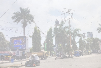Kabut Asap Selimuti Kota P.sidimpuan Akibat Pembakaran di Sumsel dan Riau.
