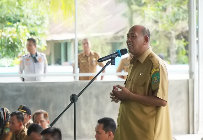 BKAD Kecamatan Wampu Dikukuhkan, Syah Afandin Minta Pelayanan 24jam