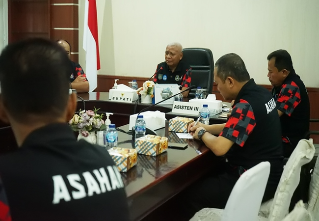 Bupati Asahan Lepas Tim Kesebelasan GSI Tingkat SMP