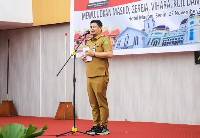 Bobby Nasution Harap Pengelolaan Rumah Ibadah di Medan Mandiri
