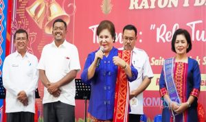 Bupati Karo Hadiri Natal Saitun Se-GBKP Rayon I & Rayon II 2023