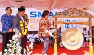 Bupati Karo Hadiri Smansaka Education Expo 2023
