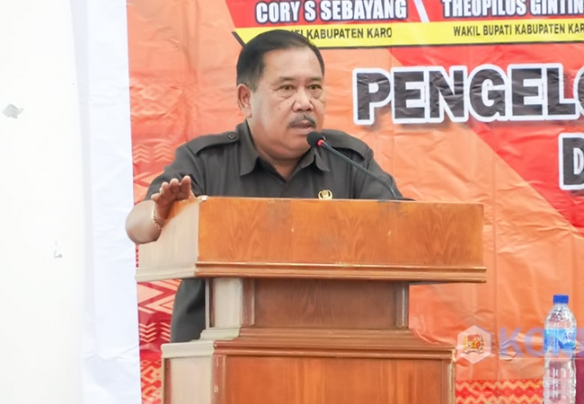 Sekda Karo Buka Sosialisasi Pengelolaan Pelayanan Informasi dan Dokumentasi 2023