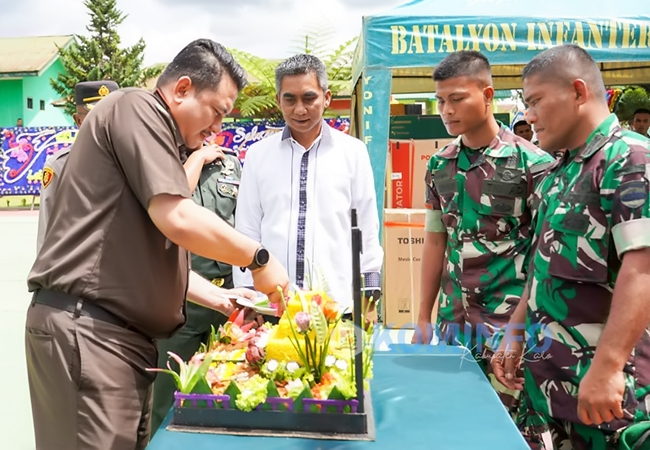 Wakil Bupati Karo Hadiri Syukuran Ulang Tahun Yonif 125/ Si’mbisa ke-59