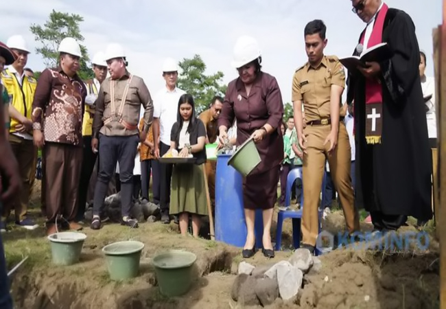 Bupati Karo Hadiri Peletakan Batu Pertama Pembangunan Rusun Penyandang Disabilitas