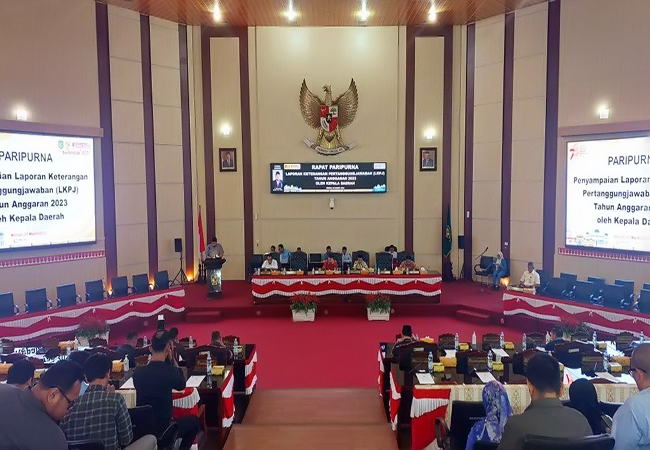 DPRD Medan Gelar Rapat Paripurna Pengantar LKPj 2023