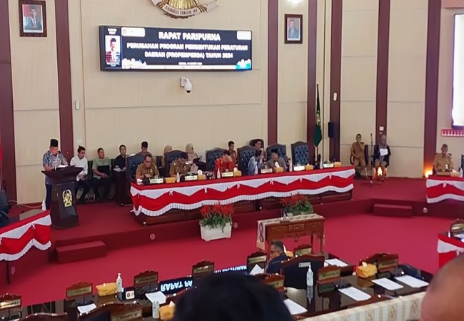DPRD Medan Gelar Rapat Paripurna Propemperda 2024