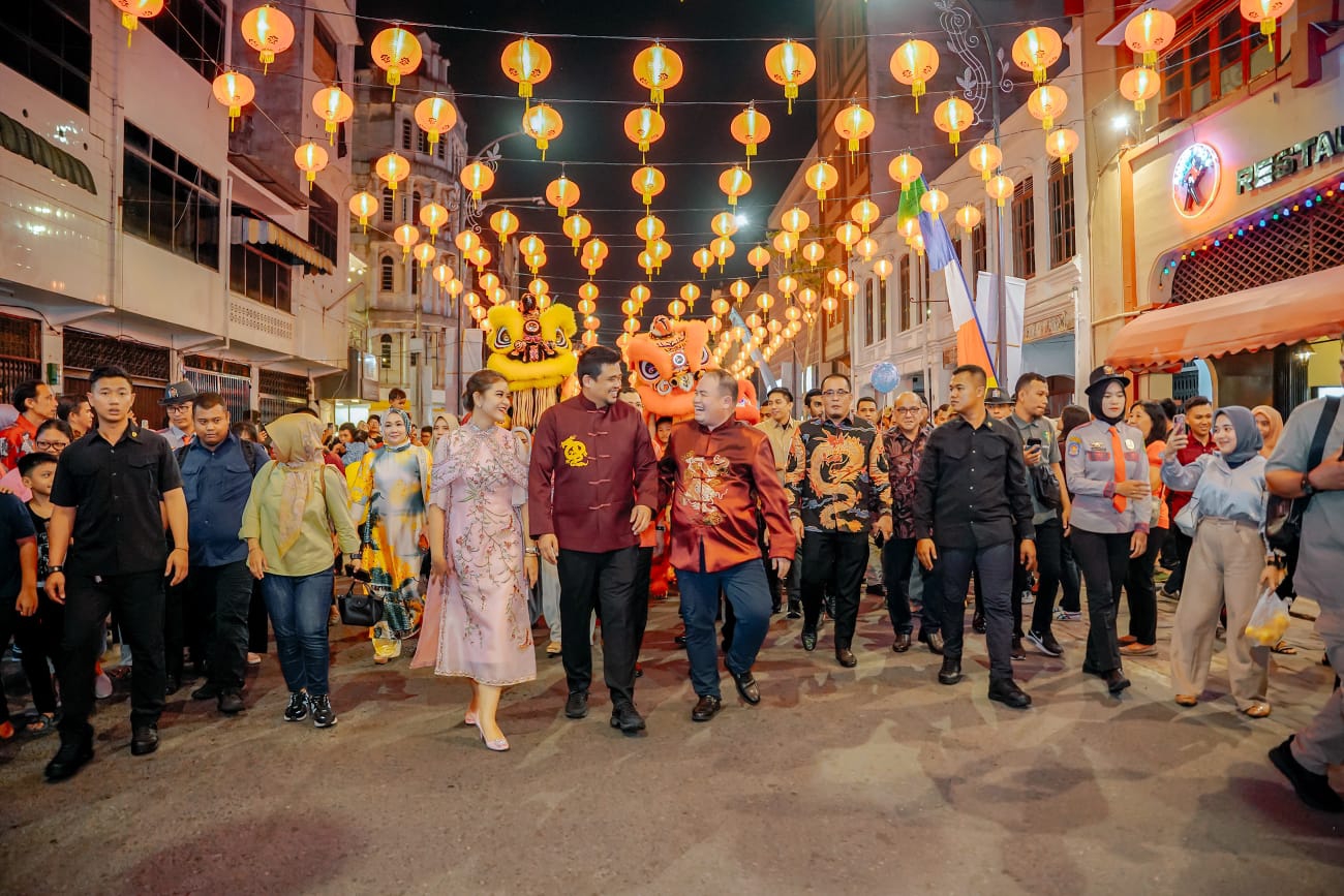 Cerminan Keberagaman di Medan, Harmoni Imlek 2024 Meriah