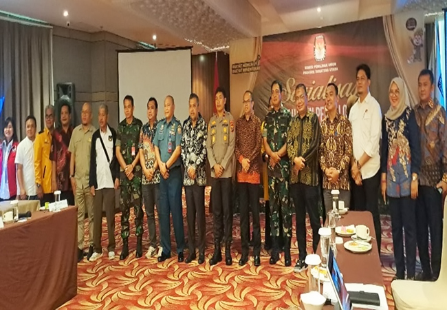 KPU Sumut Sosialisasi Tahapan Pencalonan Gubernur dan Wakil 2024