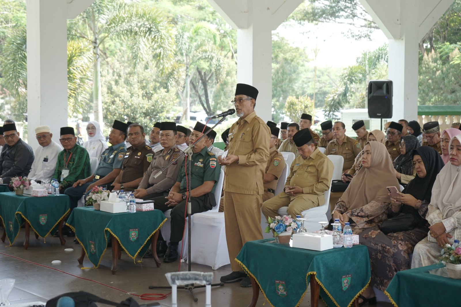 Bupati Asahan Sambut Pemulangan Jamaah Haji Kabupaten Kloter 01