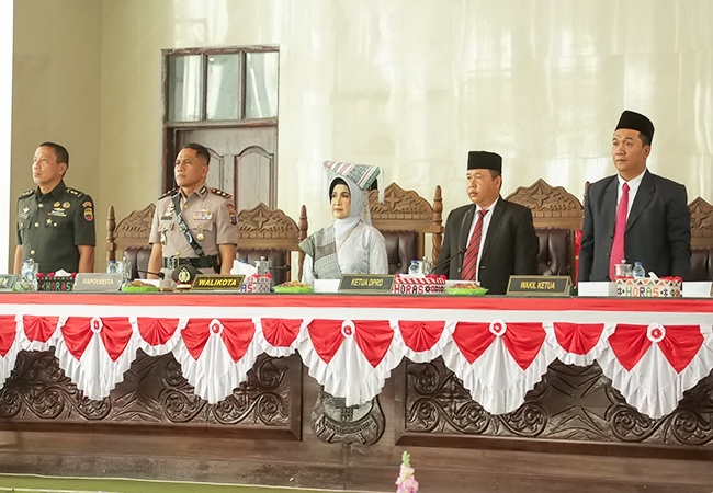 Wali Kota Pematangsiantar Hadiri Rapat Paripurna HUT ke-79 RI