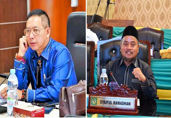 Wong Cun Sen dan Syaiful Ramadhan Dihunjuk Pimpinan DPRD Medan Sementara