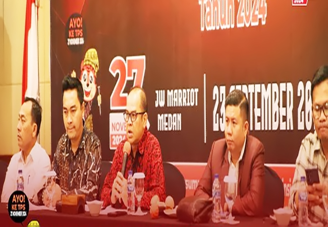 KPU Tetapkan Dua Paslon Gubernur dan Wakil Gubernur Sumut di Pilgubsu 2024