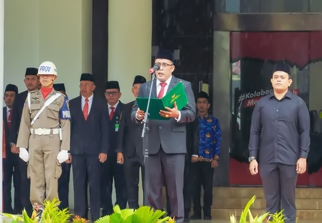 Plt Wali Kota Medan Pimpin Upacara Peringatan Hari Kesaktian Pancasila