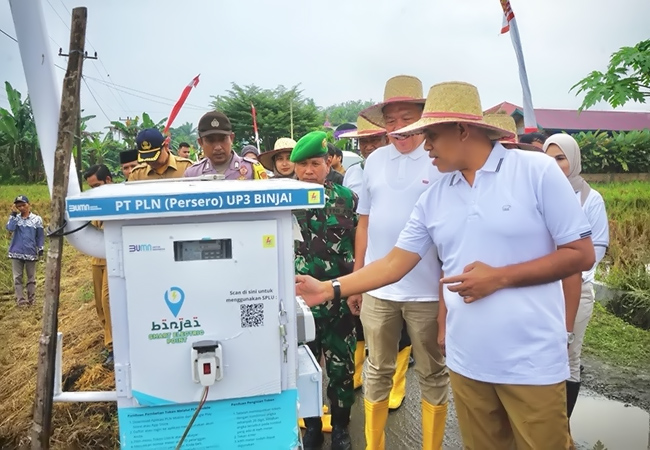 Pj Bupati Langkat Luncurkan Program "Bis LIPIN": Dorong Efisiensi Listrik di Sektor Pertanian untuk Pengendalian Inflasi