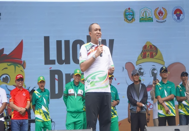 Pj. Bupati Langkat Hadiri Gebyar PON XXI Aceh-Sumut 2024: Sukseskan Pesta Olahraga Nasional