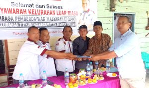 Muskelub LPM Kelurahan Titi Kuning, Tetapkan Daniel Matondang Ketua Terpilih