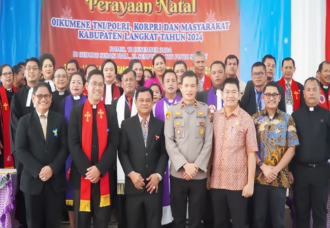 Perayaan Natal Oikumene 2024: Pj Bupati Langkat Ingatkan Pentingnya Kebersamaan dalam Keberagaman