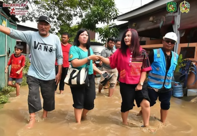 Komisi IV DPRD Kota Medan Tinjau Lokasi Banjir