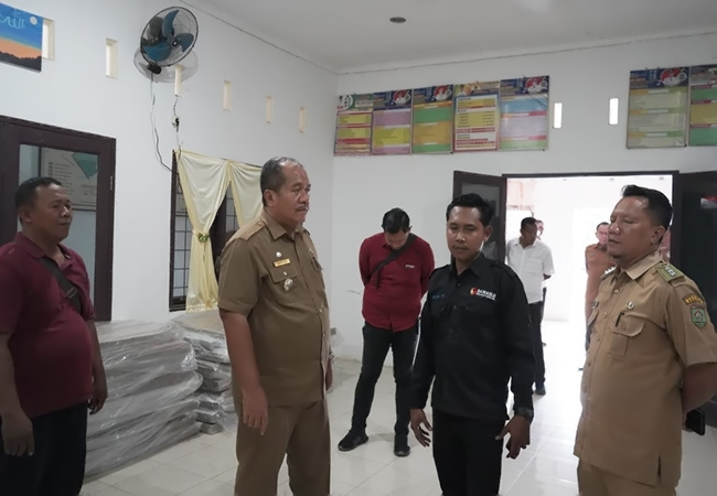 Wabup Asahan Pantau Pendistribusian Logistik di Beberapa Kecamatan