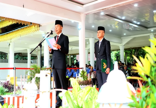 Sekda Langkat Ajak Masyarakat Terapkan Sikap Kepahlawanan dan Kesetiakawanan