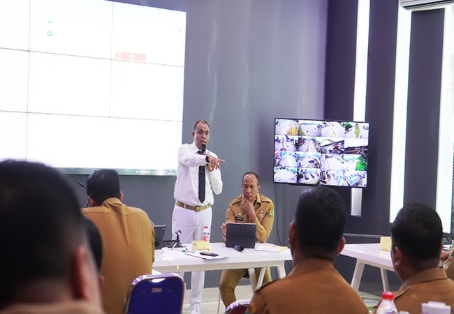 Rapat Evaluasi MCP Bersama KPK, Pj. Bupati Langkat Tegaskan Komitmen Tata Kelola Bersih