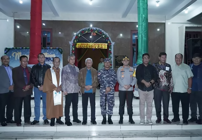 Bupati Asahan Monitoring Perayaan Malam Natal 2024