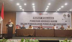 Bawaslu Sumut Gelar Rapat Evaluasi Pemberian Advokasi Hukum Permasalahan Kelola Anggaran