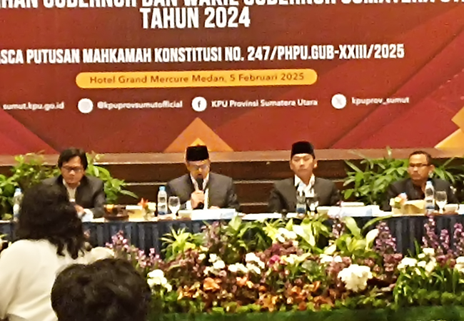 KPU Sumut Tetapkan Pasangan Bobby- Surya Jadi Gubernur dan Wakil Gubernur Sumatera Utara Periode 2025-2030