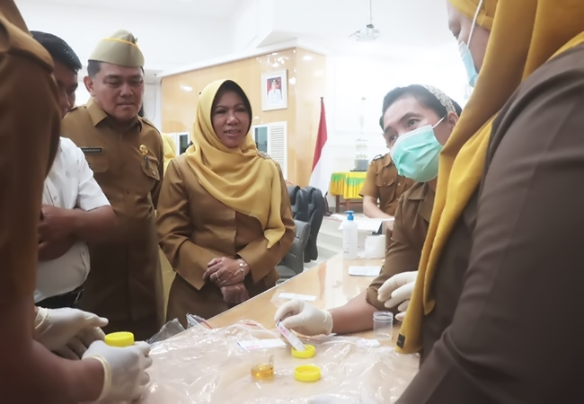 Pemkab Sergai Gelar Tes Urine