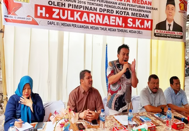 Wakil Ketua DPRD Ajak Masyarakat Dukung Program Pemko Medan Soal Kebersihan