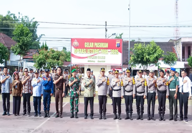 Dukung Mudik Lebaran 2025, Pemkab Dairi Gelar Apel