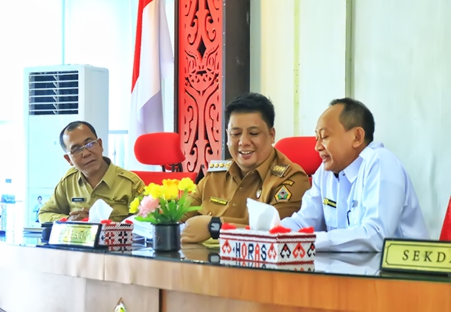 Kunjungan BPKP Sumut, Bupati Samosir Buka Entry Meeting Perencanaan Anggaran