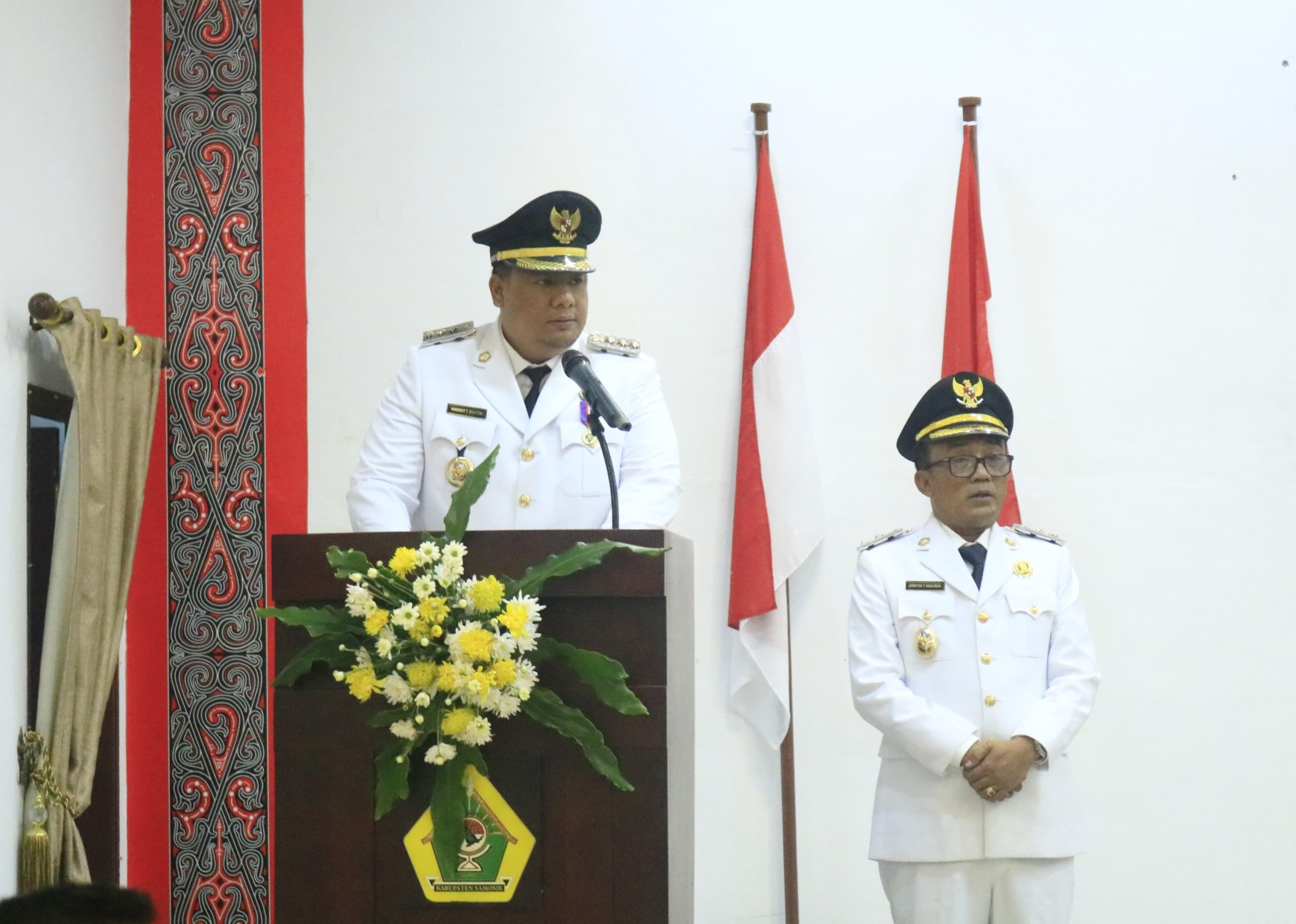 Rapat Paripurna DPRD Samosir, Bupati Berkomitmen Wujudkan Visi Misi Saat Kampanye