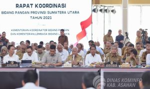 Bupati Asahan Ikuti Rakor Bidang Pangan Sumut Bersama Menteri Kordinator Bidang Pangan