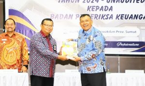 Bupati Dairi Serahkan LKPD 2024 ke BPK RI Perwakilan Sumut