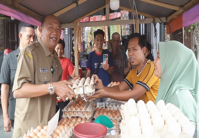 Bupati Langkat Sidak Pasar Tanjung Pura, Pastikan Harga Stabil di Bulan Ramadan