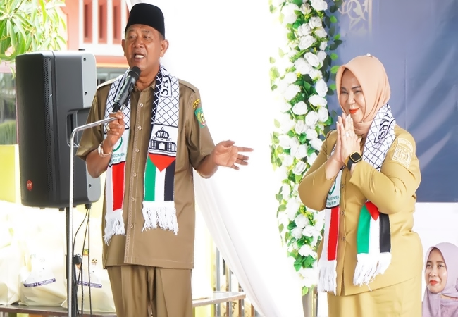 Bupati Langkat Syah Afandin Pimpin Tabligh Akbar Solidaritas Palestina