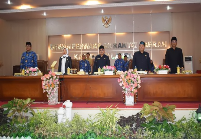 DPRD Langkat Gelar Rapat Paripurna Penetapan Pokok-Pokok Pikiran DPRD Masa Sidang Ke-1 TA 2025