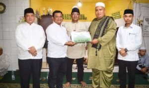 Sekwan Langkat Bersama Anggota DPRD Fraksi Gerindra, Lakukan Safari Ramadhan 1446 Hijriah