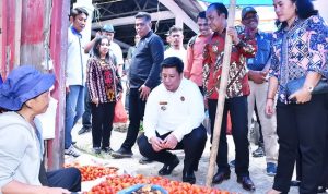 Jelang Lebaran, Bupati Samosir Monitoring ke Pasar Tradisional Ambarita