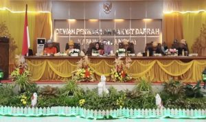 Ketua DPRD Pakai Kebaya Saat Paripurna Hari Jadi Kabupaten Langkat Ke-275