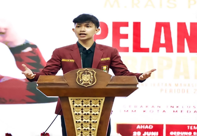Rais Prayogo Nahkodai IMM Kota Medan 2025-2026, Fokus Gerakan Berkemajuan